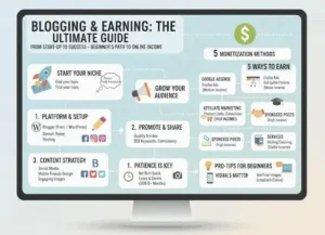 Blogging kaise kare aur online paise kaise kamaye – Beginner Guide in Hindi