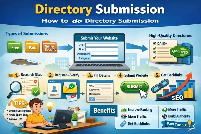 Directory Submission kya hai aur ise kaise kare – Off Page SEO Backlink Guide in Hindi