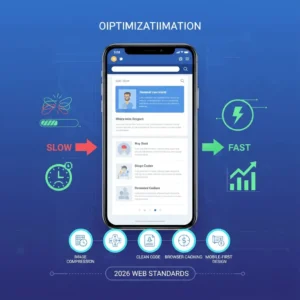 Mobile optimization for faster web performance.