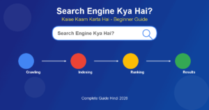 Search Engine Kya Hai - Beginner Guide to how search engines work, crawling, indexing, ranking aur SEO tips