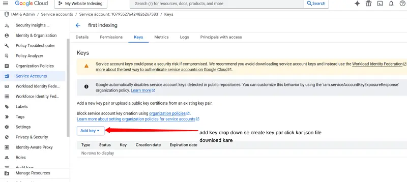json file nikale or store kare 