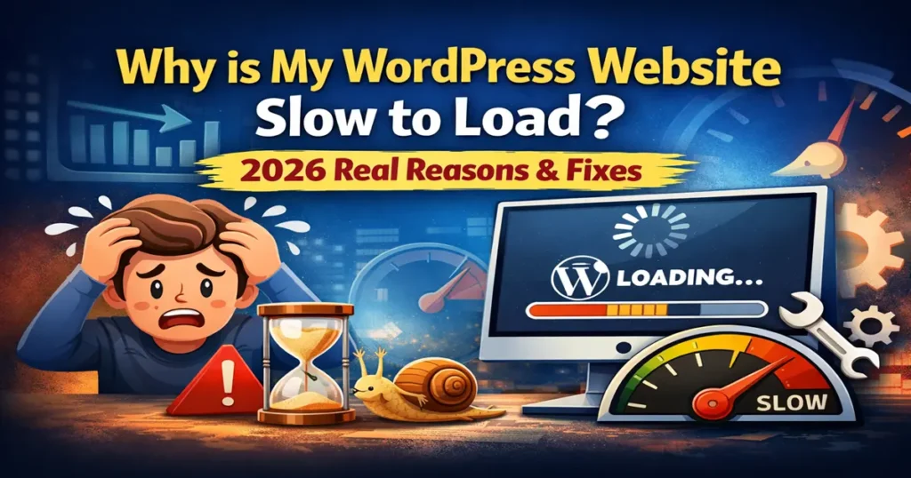 WordPress website slow kyu hai aur speed kaise badhaye 2026 guide