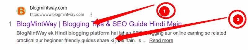 Website Content Optimization Meta Description guide showing SEO-friendly meta description writing tips, keyword usage, and CTR improvement for better Google ranking