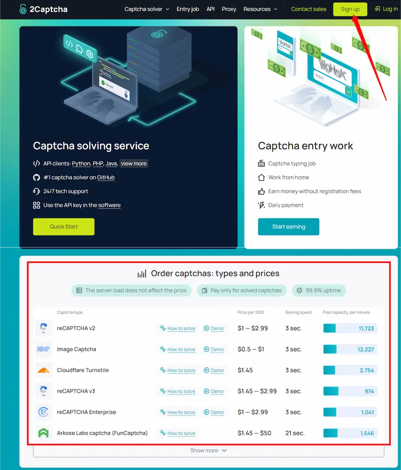 2Captcha Typing Aur Captcha Job Website 2Captcha Online Earning Website