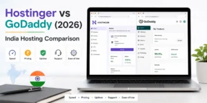 Hostinger vs GoDaddy hosting comparison in India 2026