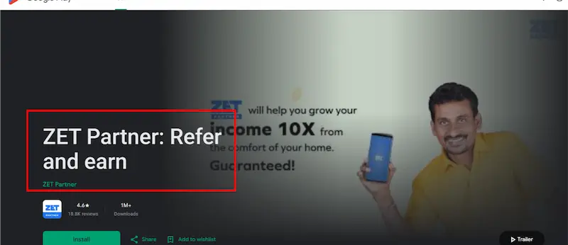 ZET Partner App Download Karke Paisa Kamaye ZET Partner Finance Earning App